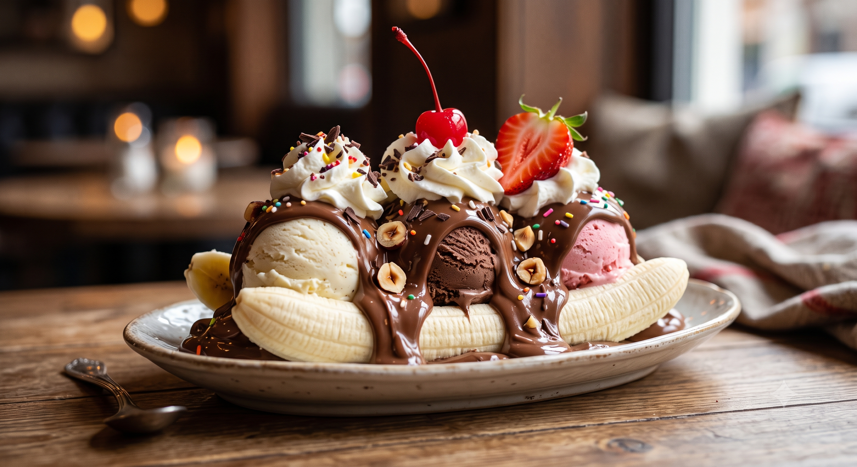 Banana Split com PrinkNut