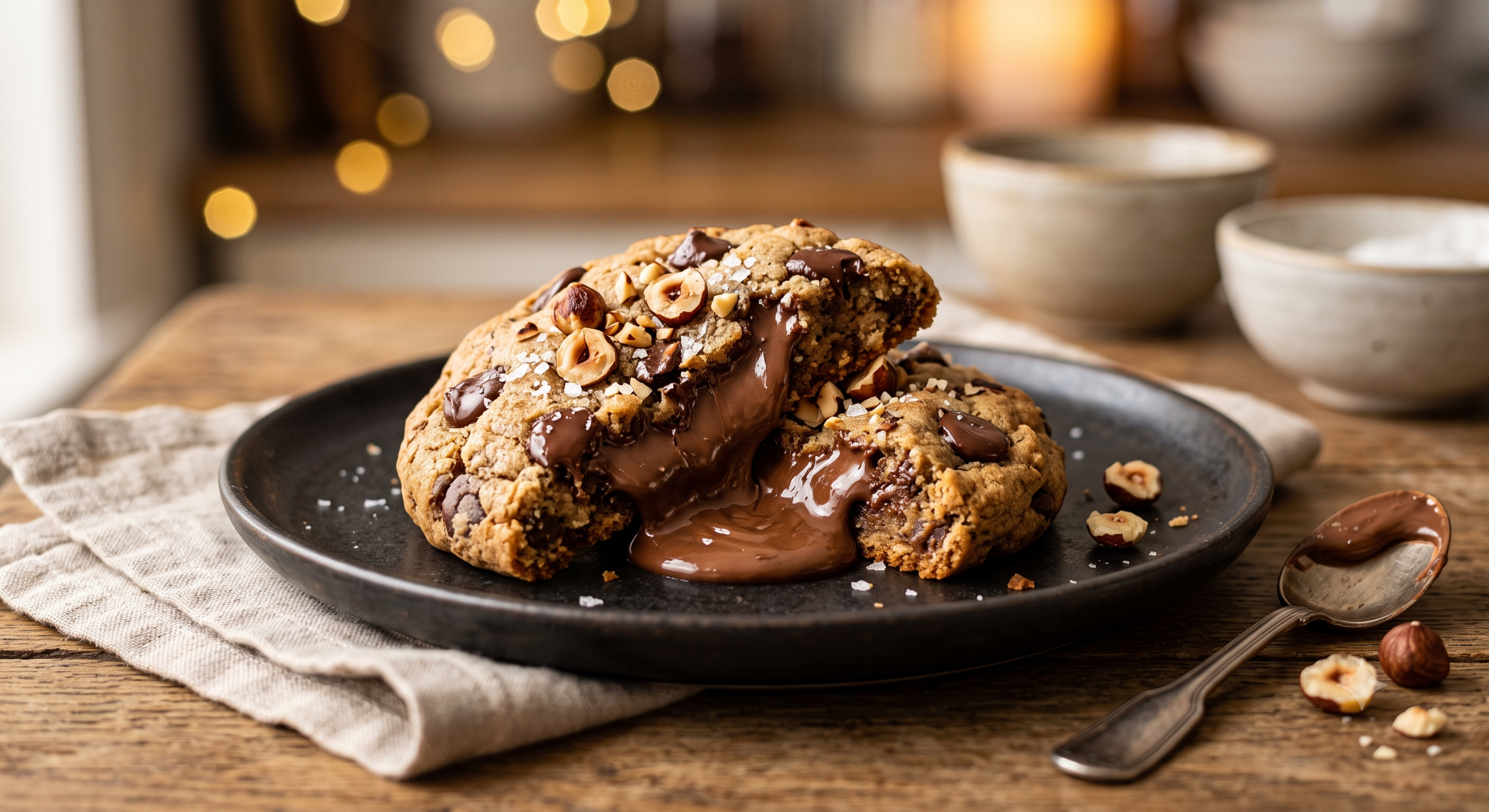 Cookies Recheados com PrinkNut