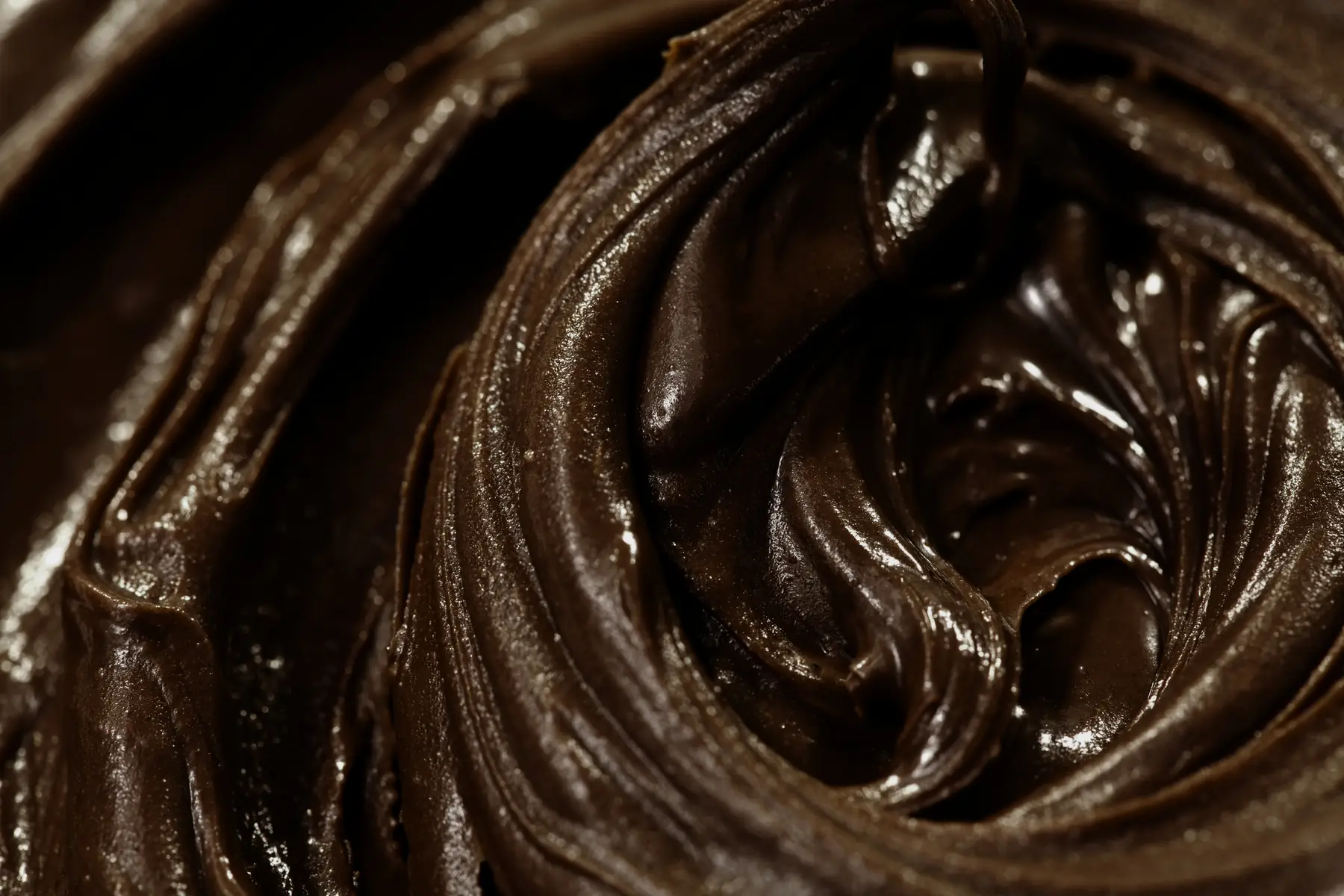 Textura cremosa de chocolate