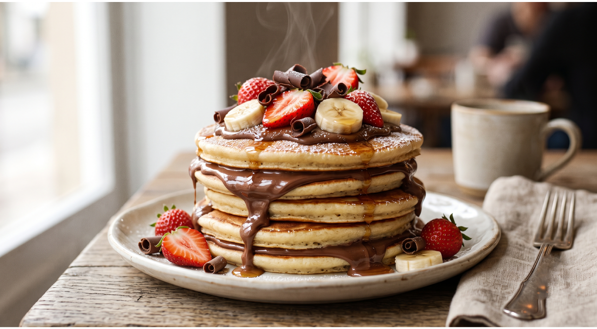 Panqueca Americana com PrinkNut